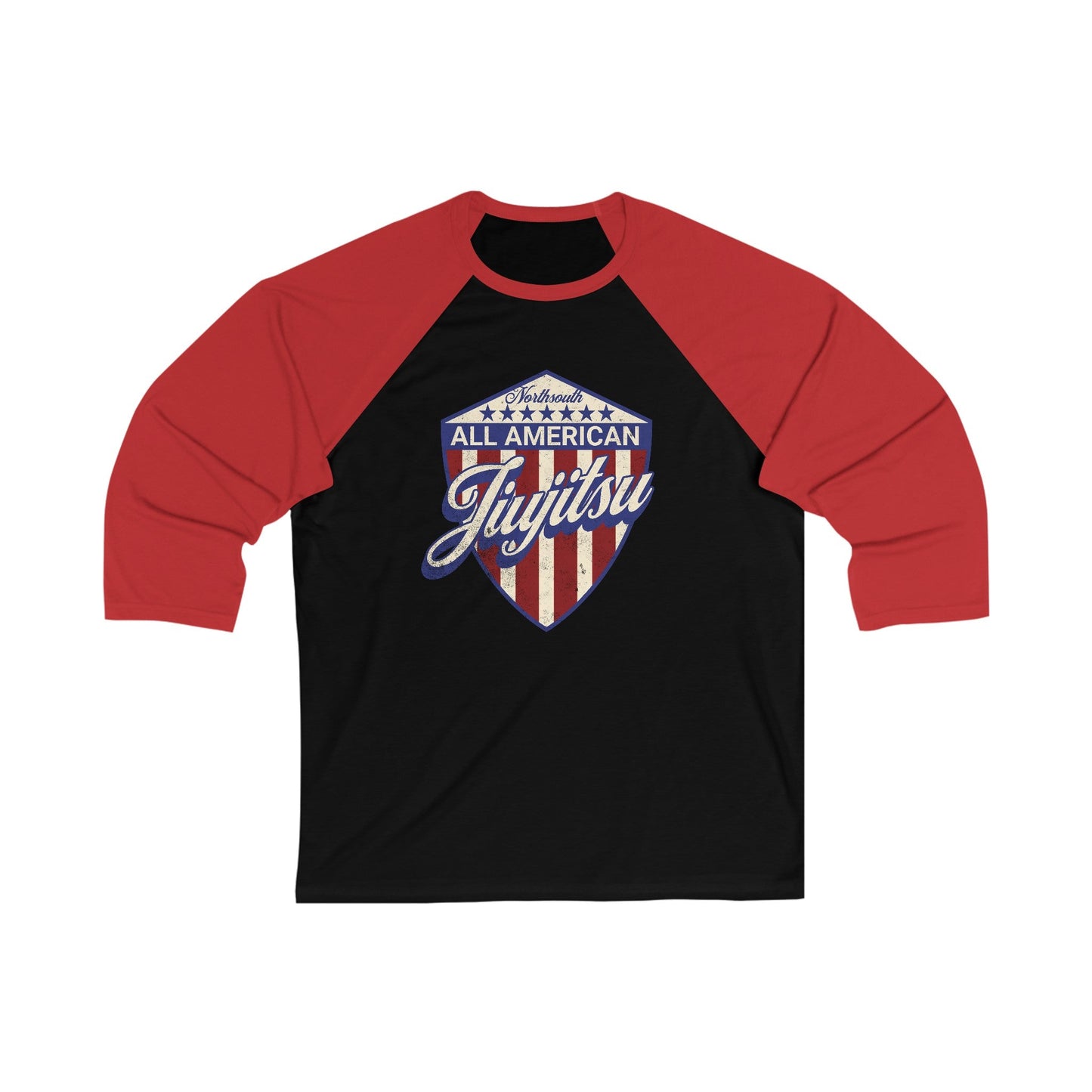 American Jiujitsu Baseball Tee - North South Supply Co