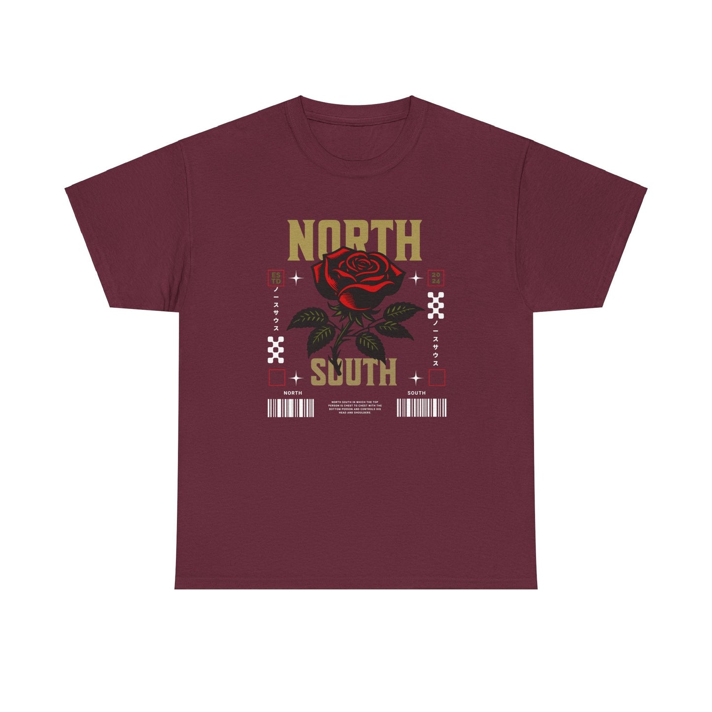 North South Supply Co Rose Cotton Tee - North South Supply Co