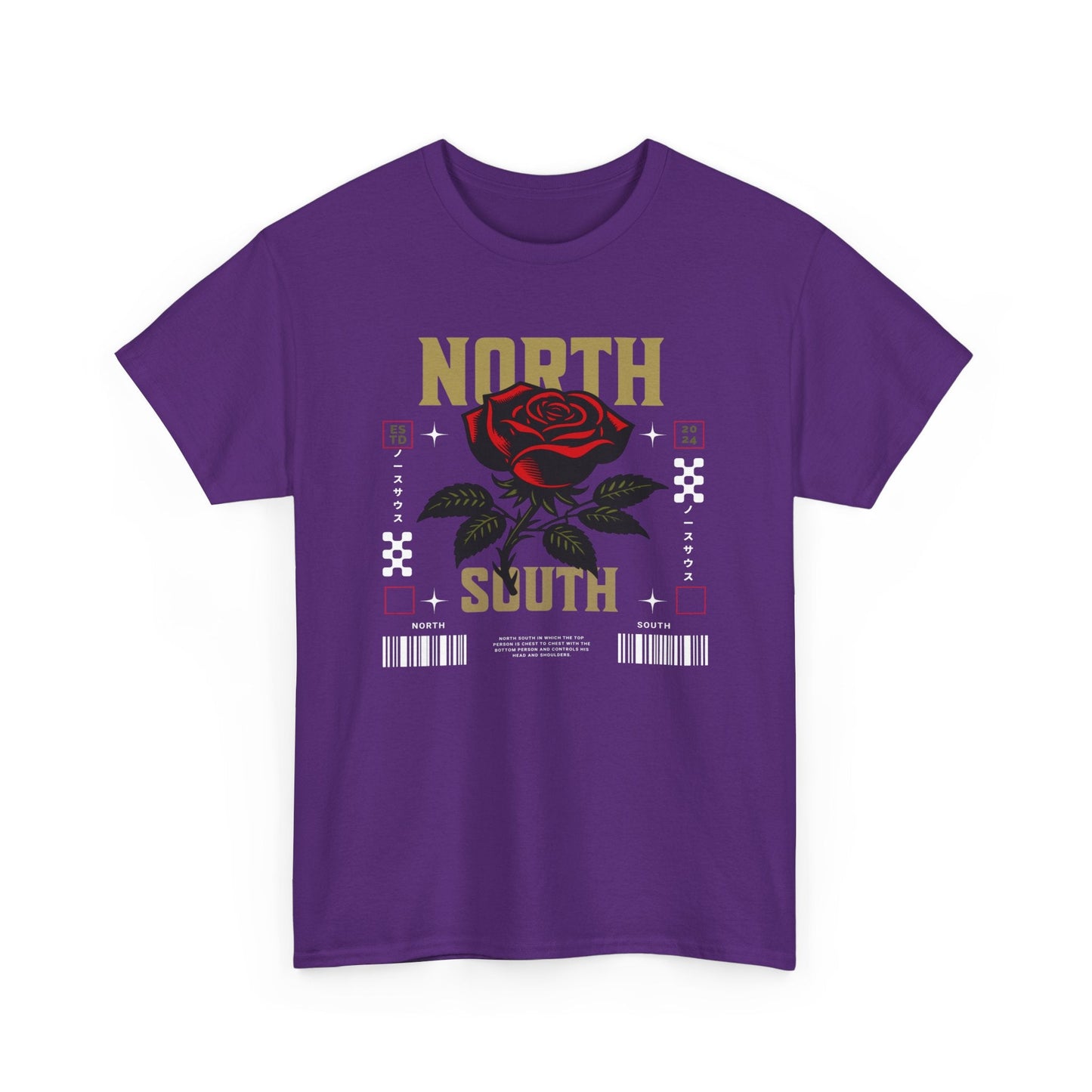 North South Supply Co Rose Cotton Tee - North South Supply Co