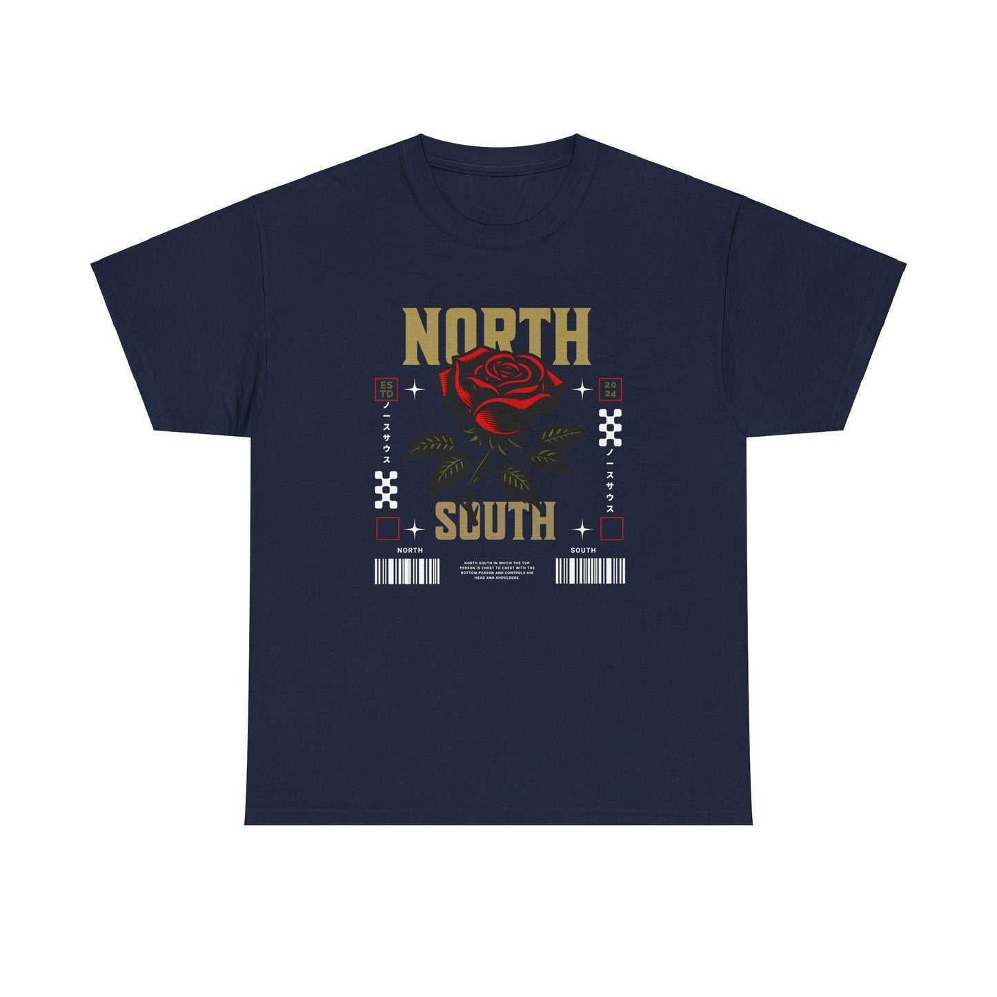 North South Supply Co Rose Cotton Tee - North South Supply Co