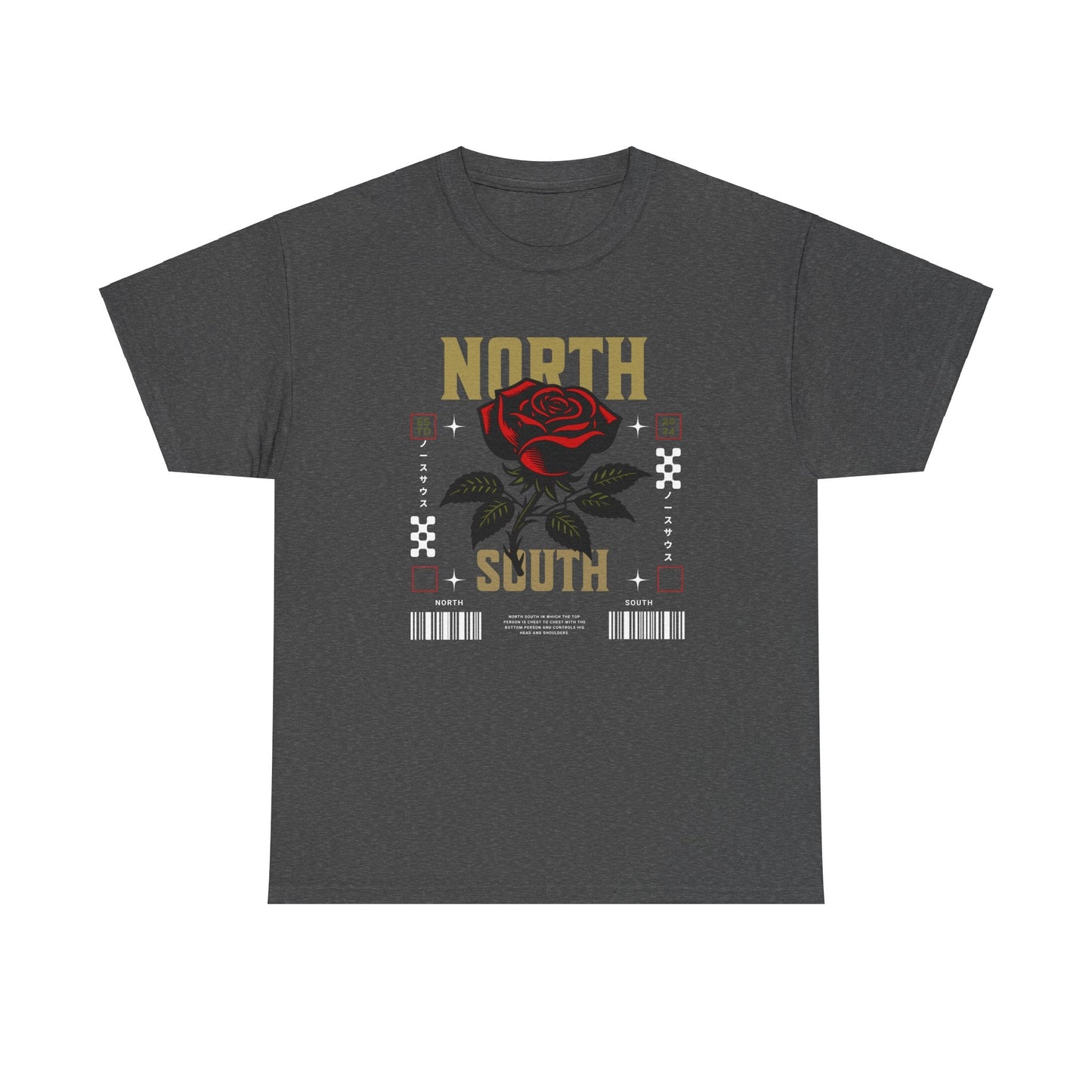 North South Supply Co Rose Cotton Tee - North South Supply Co