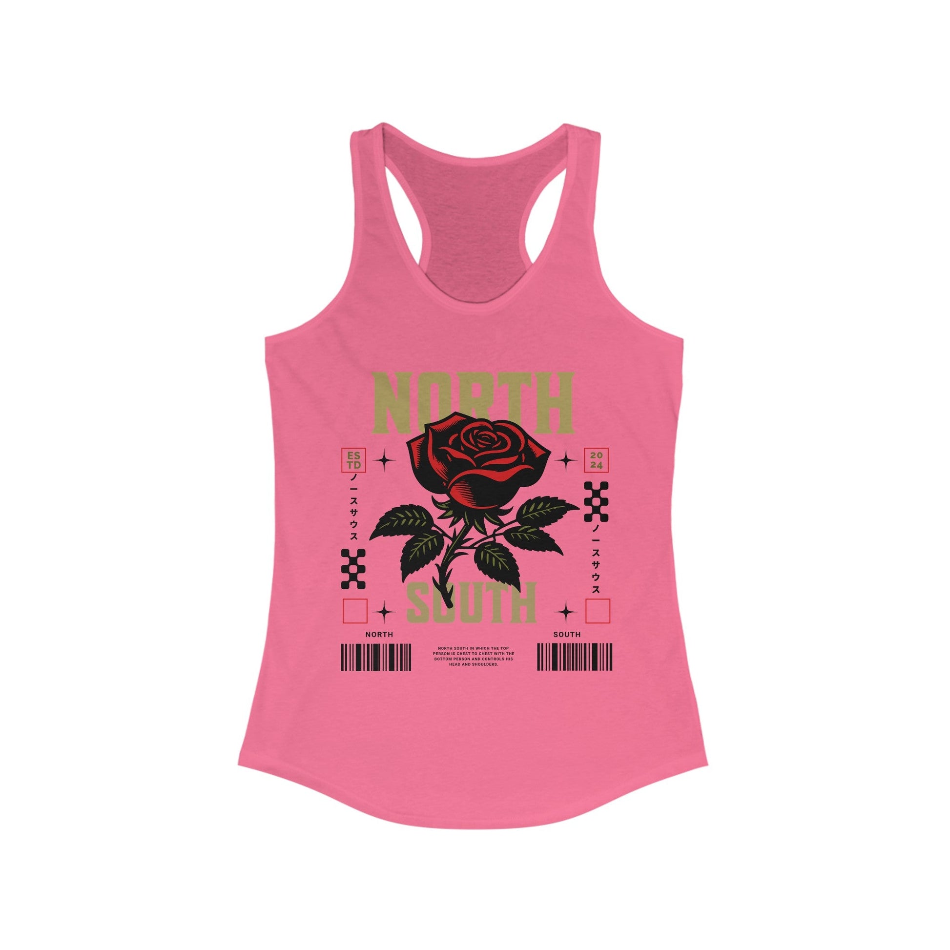Women's Ideal Racerback Tank Rose - North South Supply Co